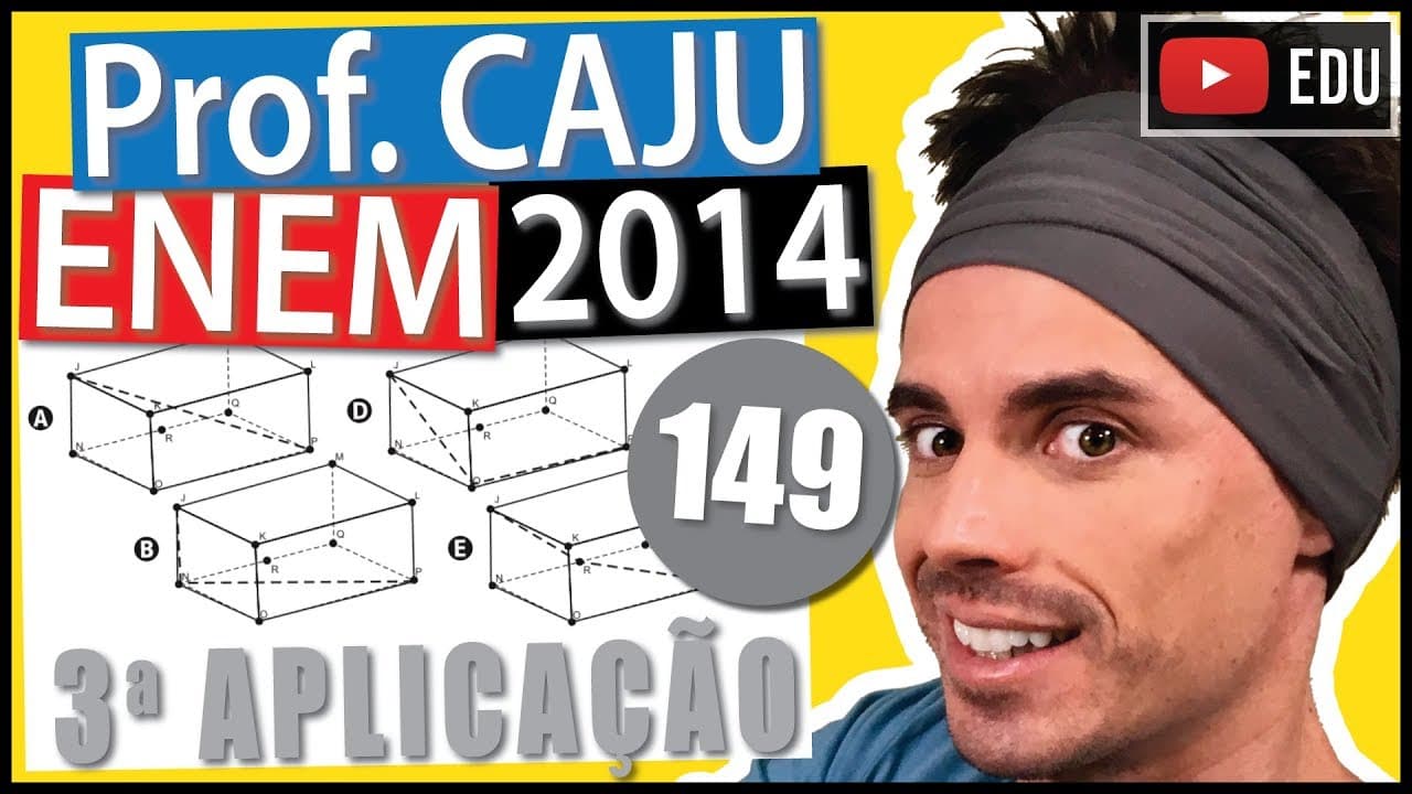 Thumbnail: [ENEM 2014 3Ap] 149 📓 VISÃO ESPACIAL Muitas pessoas, de modo descuidado, armazenam em caixas