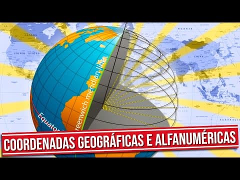 Thumbnail da aula: COORDENADAS GEOGRÁFICAS E ALFANUMÉRICAS