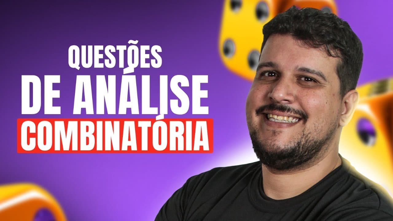 Thumbnail: RESOLVENDO QUESTÕES DE ANÁLISE COMBINATÓRIA DA PROVA DO ENEM | Proenem