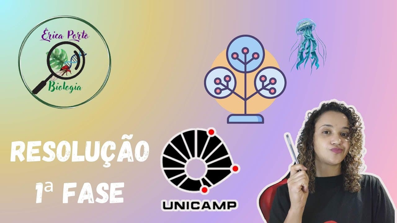 Thumbnail: Resolução Questão Unicamp 1ª fase - Filogenia - Evolução - Reino Animal