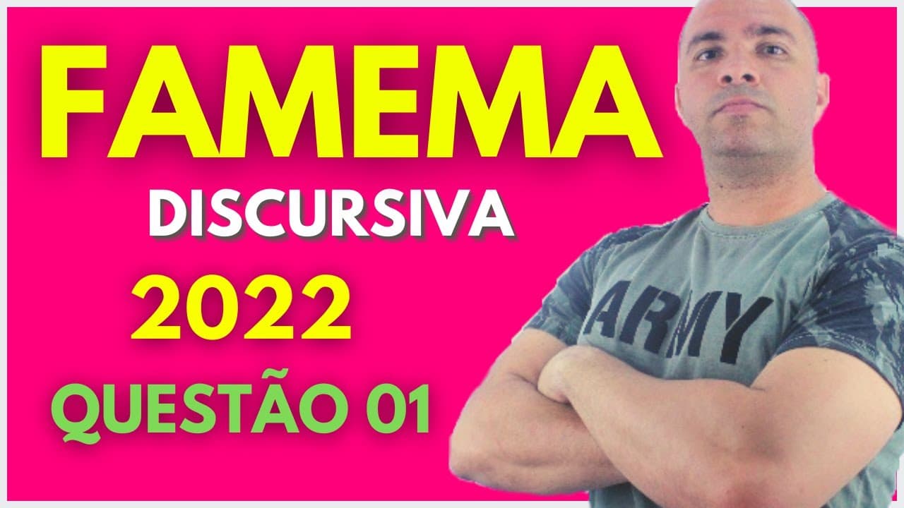 Thumbnail: FAMEMA 2022 (Prova I - QUÍMICA) - Tema: ESTEQUIOMETRIA e CONCENTRAÇÃO EM QUANTIDADE DE MATÉRIA