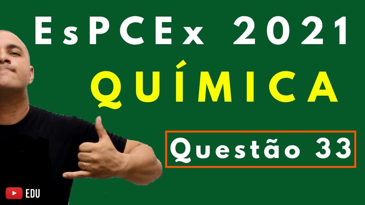 Thumbnail: [Questão Comentada] - EsPCEx 2021 - Tema: LEIS DA RADIOATIVIDADE