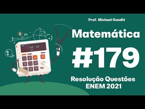 Thumbnail da aula: ENEM  - Uma pessoa produzirá uma fantasia utilizando como materiais: 2 tipos de tecidos