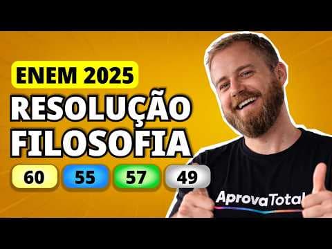 Thumbnail da aula: ENEM 2025 FILOSOFIA – Questão 60 | A “invenção” dessa nova anatomia política não deve ser entendida