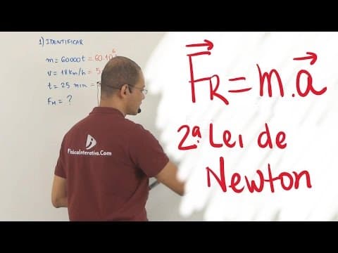 Thumbnail da aula: Segunda Lei de Newton - OBFEP 2013 - Q17/20