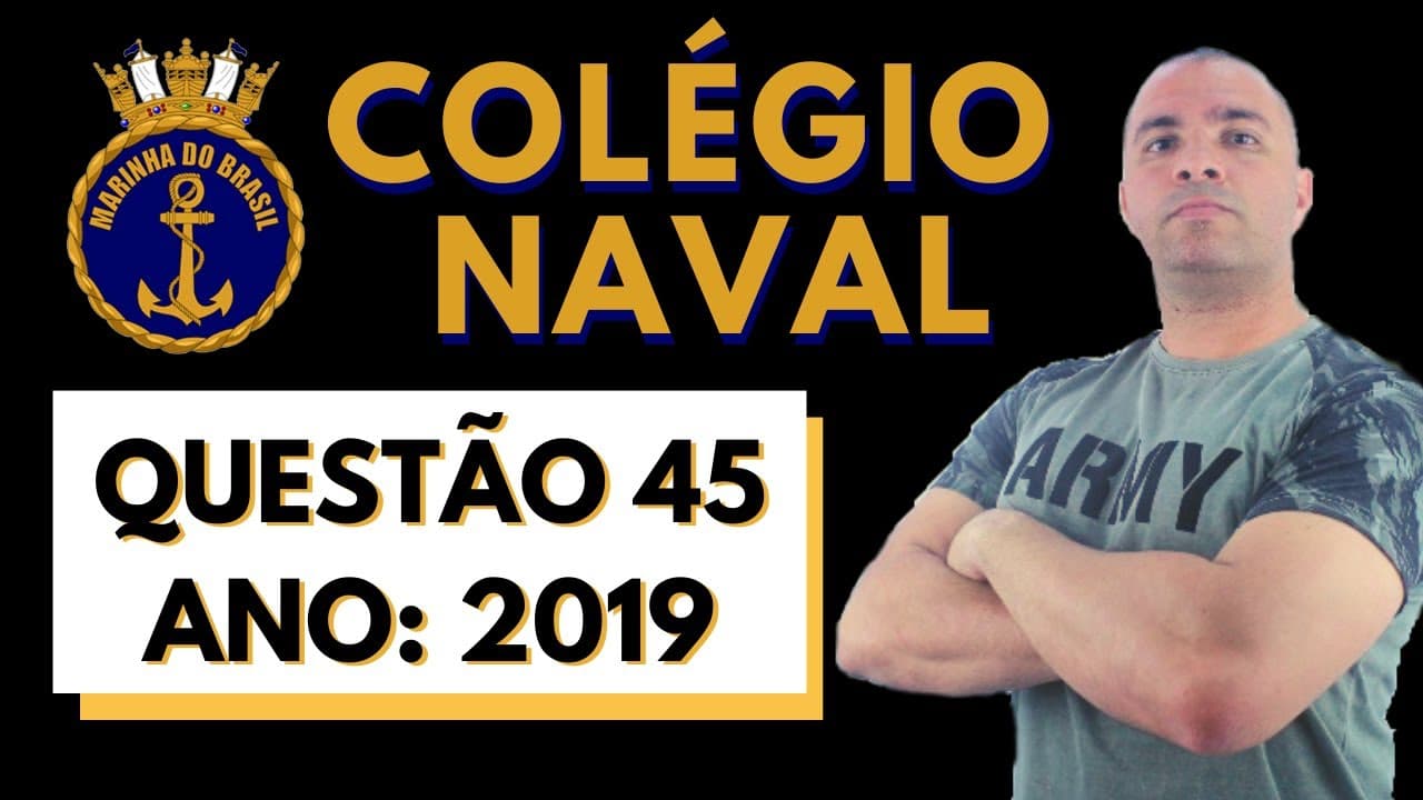 Thumbnail: [COL. NAVAL 2019/Q45] A chuva ácida ocorre quando há uma alta concentração de agentes poluentes na