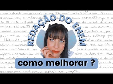 Thumbnail da aula: Como melhorar na redação do Enem?
