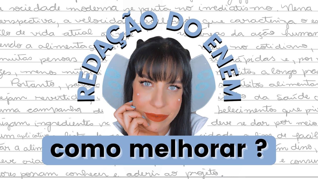Thumbnail: Como melhorar na redação do Enem?