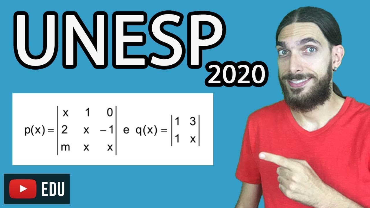 Thumbnail: Resolução UNESP 2020 - Divisão de Polinômios - Matemática