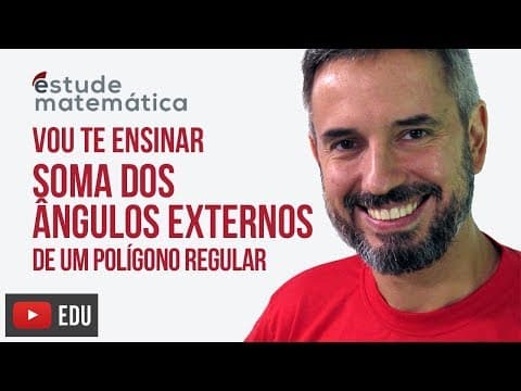 Thumbnail da aula: Soma dos ângulos externos de um polígono regular [Geometria Plana: aula 9] – Vou te ensinar 80