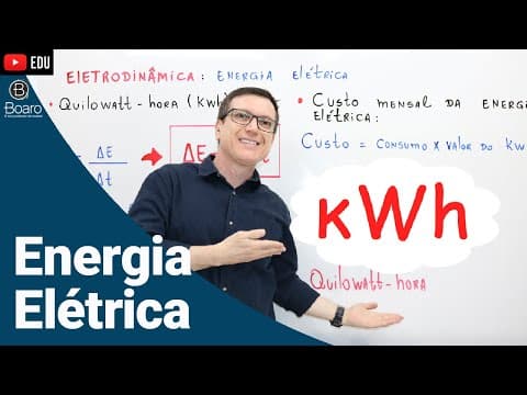 Thumbnail da aula: ENERGIA ELÉTRICA | ELETRODINÂMICA | AULA 4 - Professor Boaro