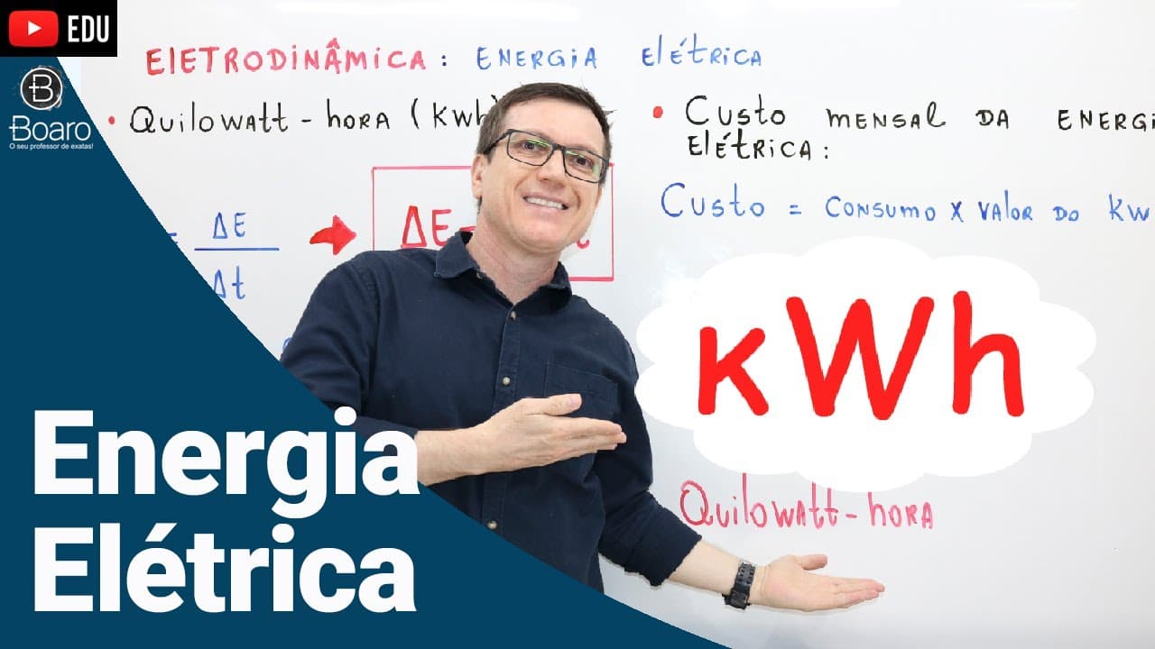 Thumbnail: ENERGIA ELÉTRICA | ELETRODINÂMICA | AULA 4 - Professor Boaro