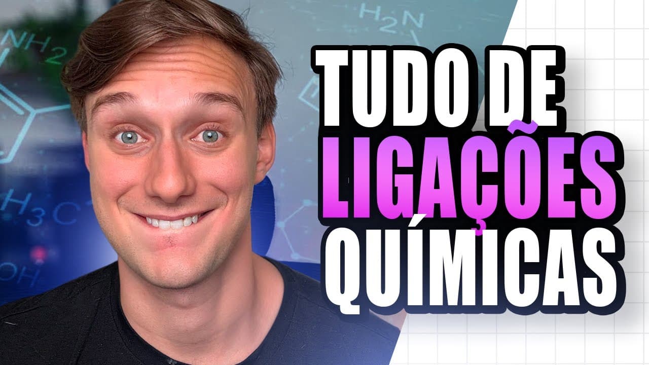 Thumbnail: Revisão de LIGAÇÕES QUÍMICAS, POLARIDADE e GEOMETRIA MOLECULAR para o ENEM!