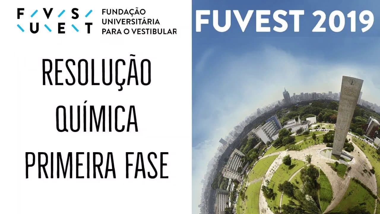 Thumbnail: FUVEST 2019, Questão 36   Prova V