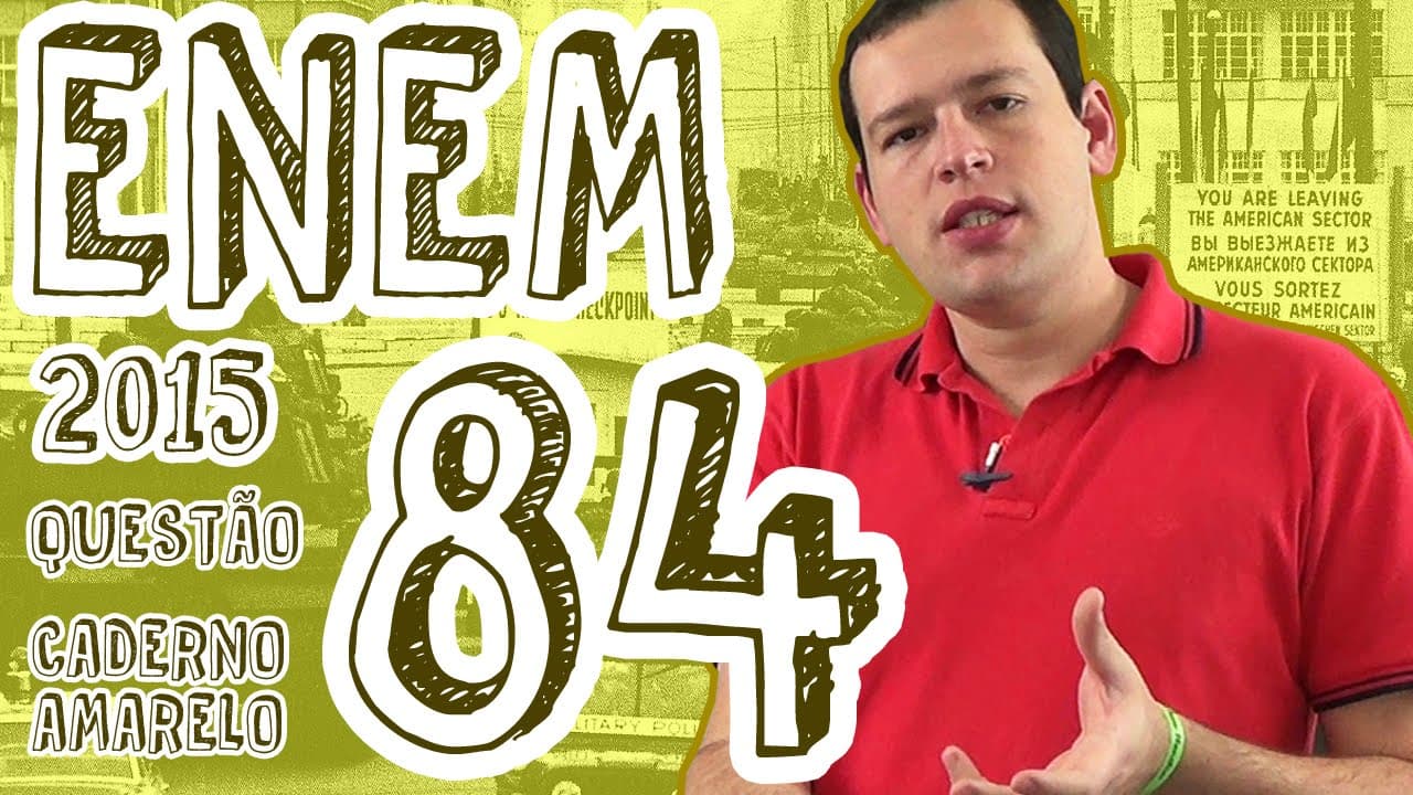 Thumbnail: ENEM 2015 - Questão 84 (Caderno Amarelo)