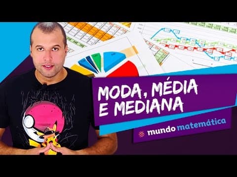 Thumbnail da aula: 📊 Estatística (2/4): Medidas de tendência central (moda, média e mediana) - Matemática - ENEM
