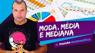 📊 Estatística (2/4): Medidas de tendência central (moda, média e mediana) - Matemática - ENEM