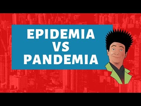 Thumbnail da aula: EPIDEMIA vs PANDEMIA - O que é o CORONAVÍRUS?