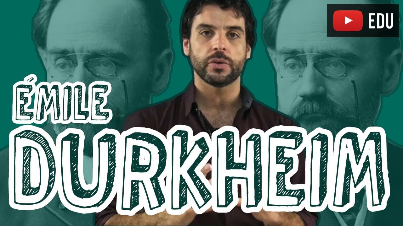 Thumbnail: Aula Sociologia - Quem é Émile Durkheim? - STOODI