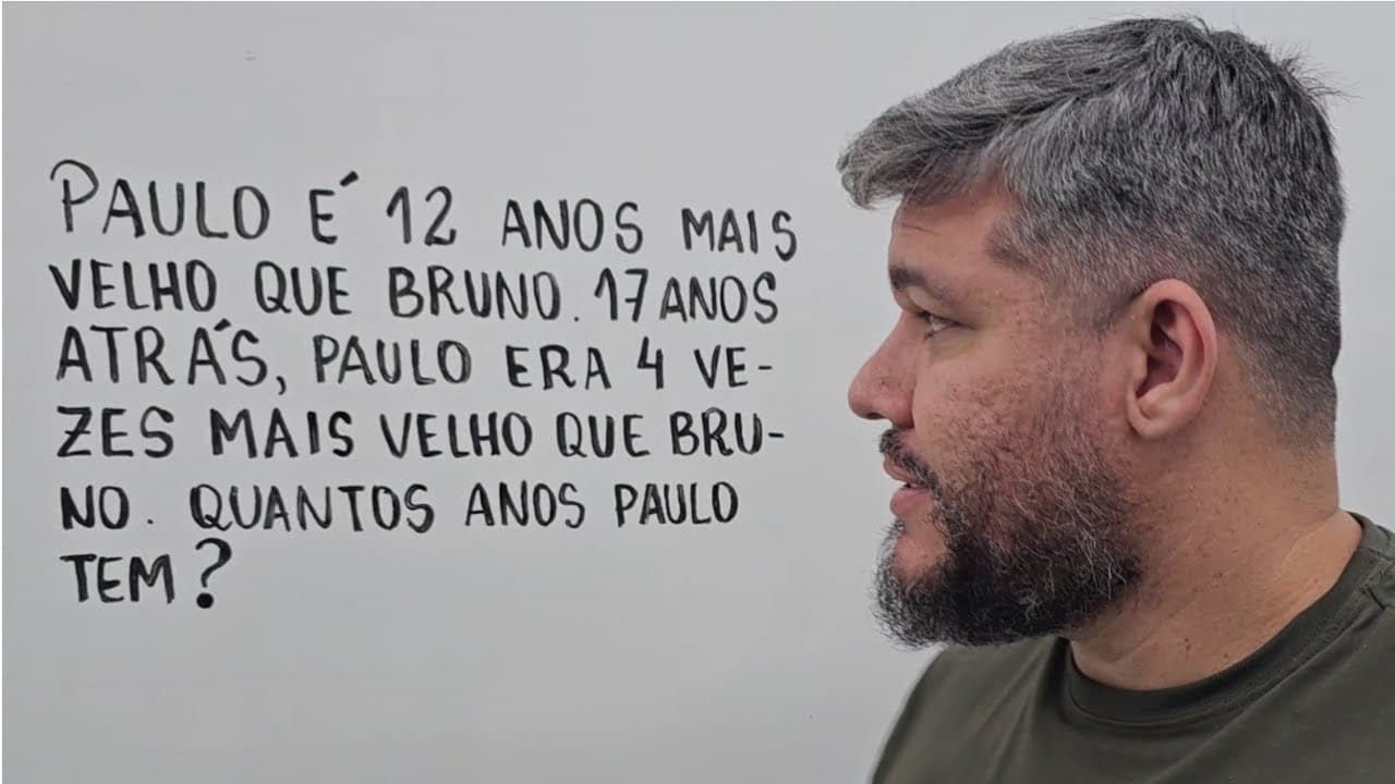 Thumbnail: Essa clássica questão deixa muita gente de cabelo em pé. Você sabe como resolver? #lógica