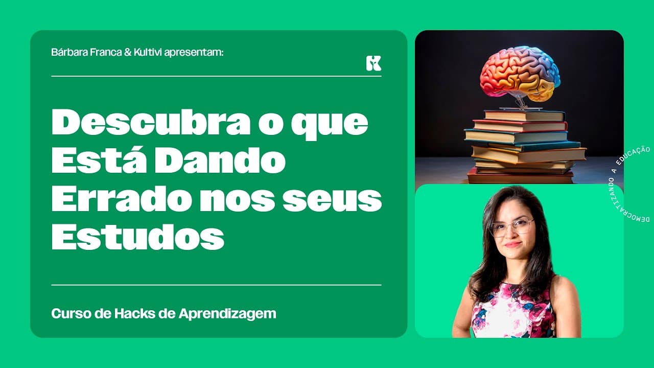 Thumbnail: Estuda e Não Aprende? Descubra o que Está Dando Errado  | Hacks de Aprendizagem | Bárbara Franca