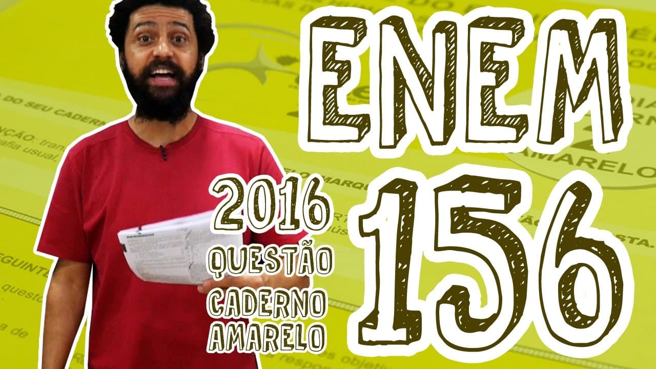 Thumbnail: ENEM - Questão 156 (Caderno Amarelo)