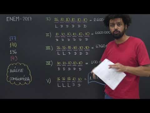 Thumbnail da aula: ENEM 2017 - Questão 140 de Matemática (Caderno Amarelo)