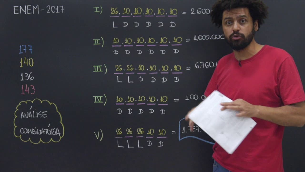 Thumbnail: ENEM 2017 - Questão 140 de Matemática (Caderno Amarelo)