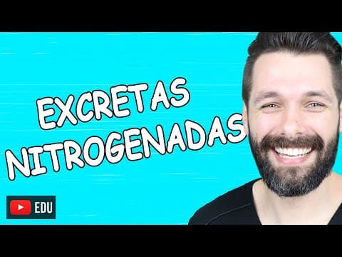Thumbnail da aula: EXCRETAS NITROGENADAS - Amônia, Uréia, Ácido Úrico | Biologia com Samuel Cunha