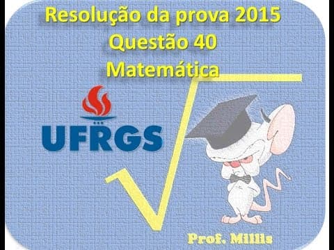 Thumbnail da aula: Hexágono área - Questão 40 UFRGS 2015 - Matemática