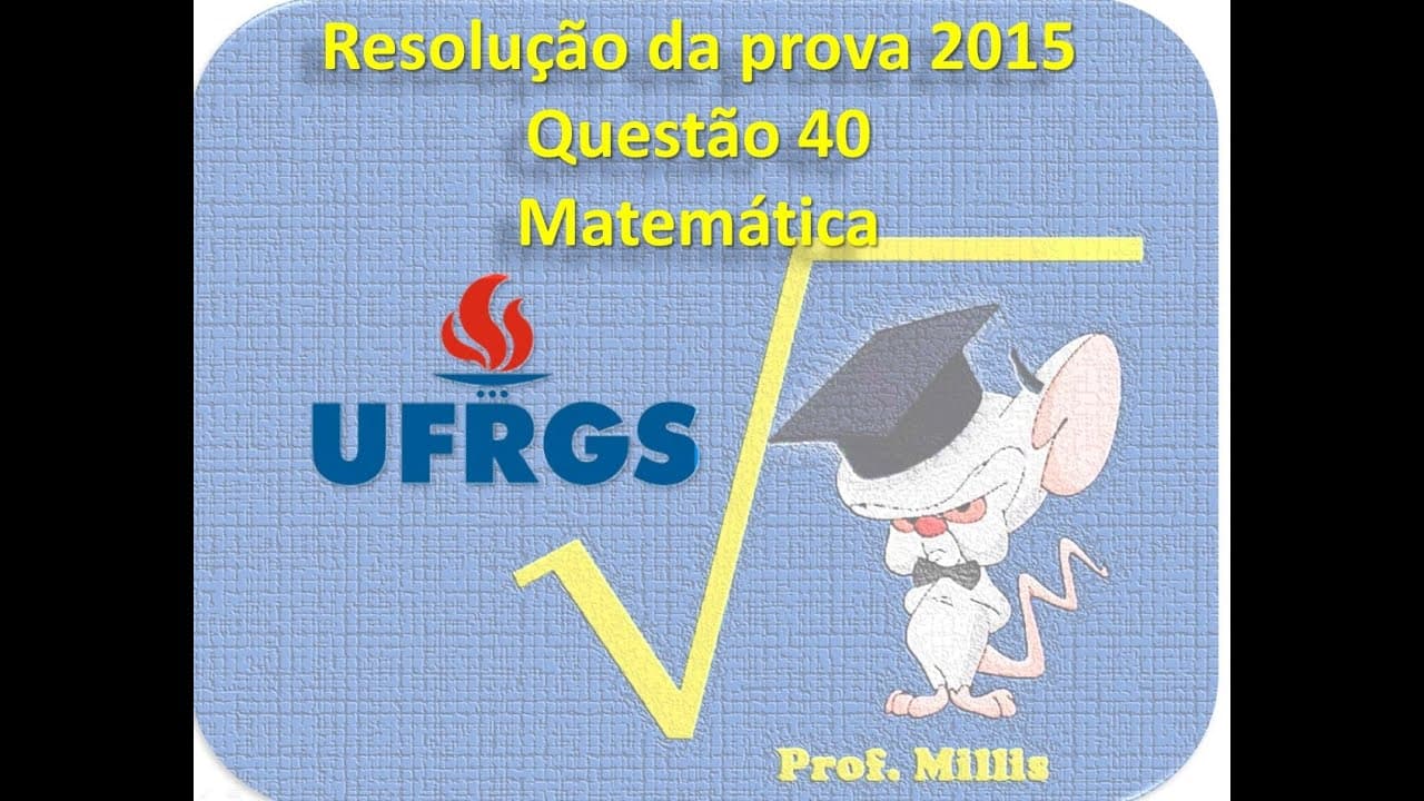 Thumbnail: Hexágono área - Questão 40 UFRGS 2015 - Matemática