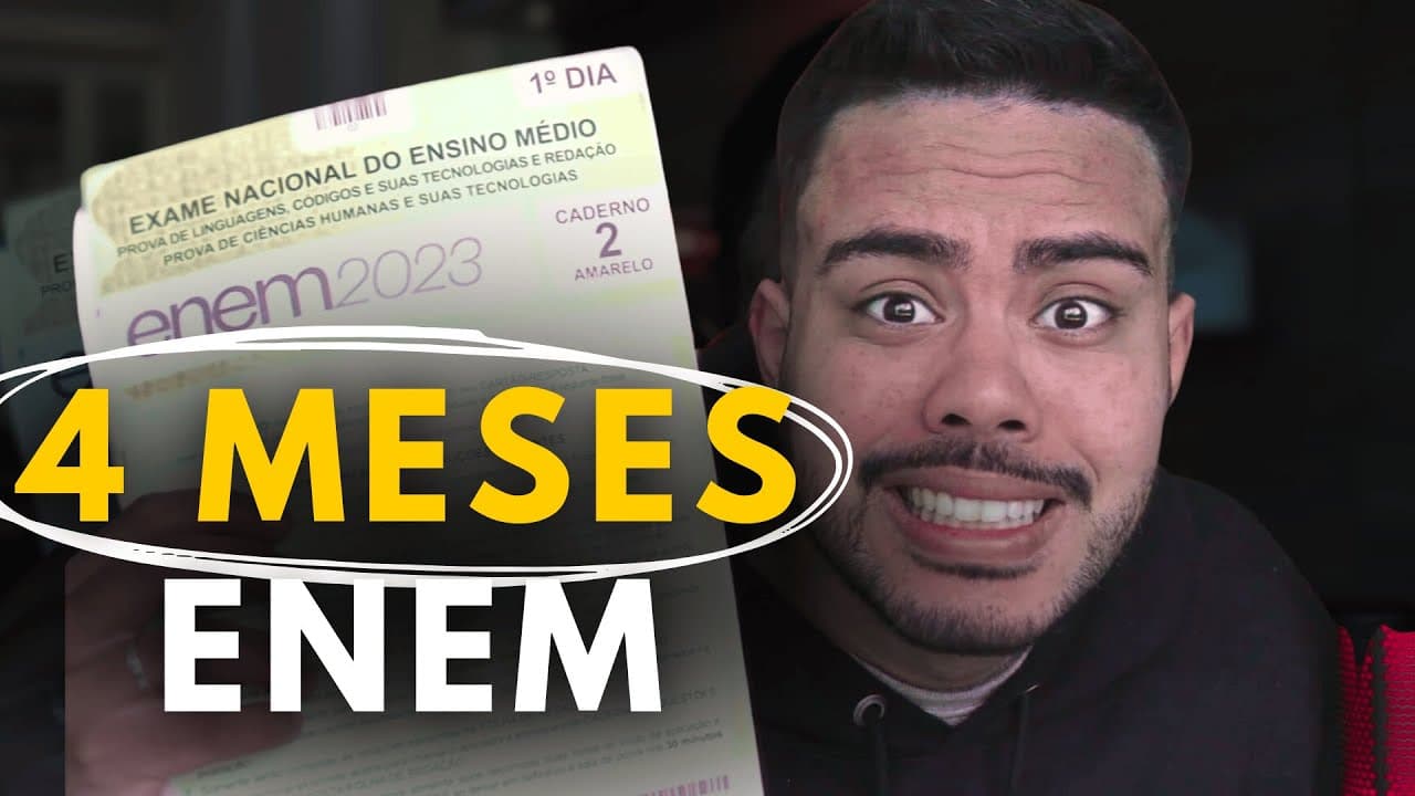 Thumbnail: ENEM NÃO TIRA FÉRIAS - Como estudar na RETA FINAL DO ENEM