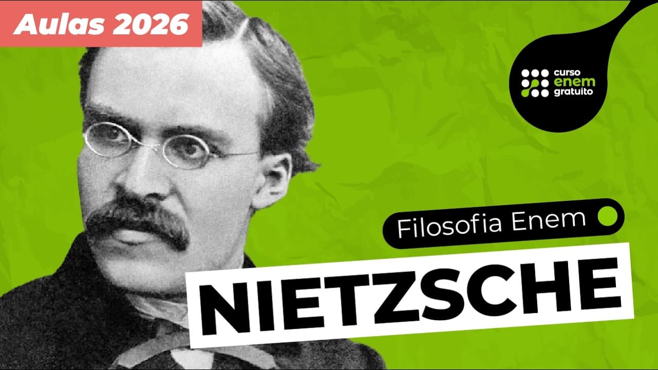 Thumbnail: A FILOSOFIA DE FRIEDRICH NIETZSCHE | Filosofia para o Enem | Ernani Silva