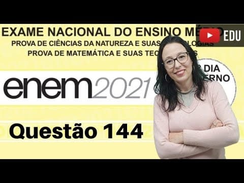 Thumbnail da aula: ENEM 21 - Muitos brinquedos que frequentemente... GEOMETRIA ESPACIAL - Professora Angela Matemática