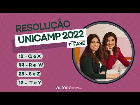 Thumbnail da aula: Resolução UNESP 2022 (1ª fase) - Autoria Linguagem - Questão 12 | Linguagens, prova Q e X