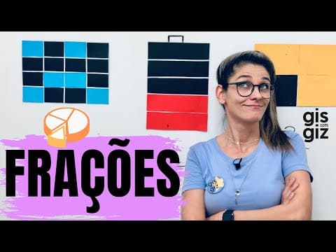 Thumbnail da aula: FRAÇÃO  -  COMO REPRESENTAR UMA FRAÇÃO \Prof. Gis/