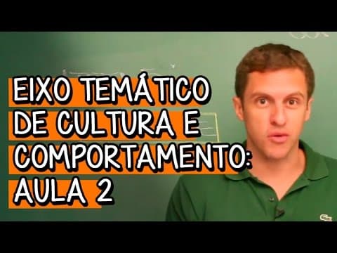 Thumbnail da aula: Eixo Temático de Cultura e Comportamento: Aula 2 - Extensivo Redação | Descomplica