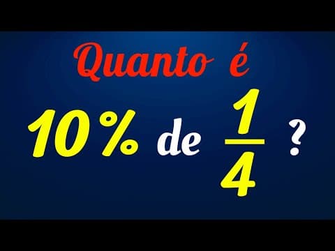 Thumbnail da aula: 🤯QUAL É O VALOR DESSA PORCENTAGEM??  Matemática básica todo dia.📚🚀