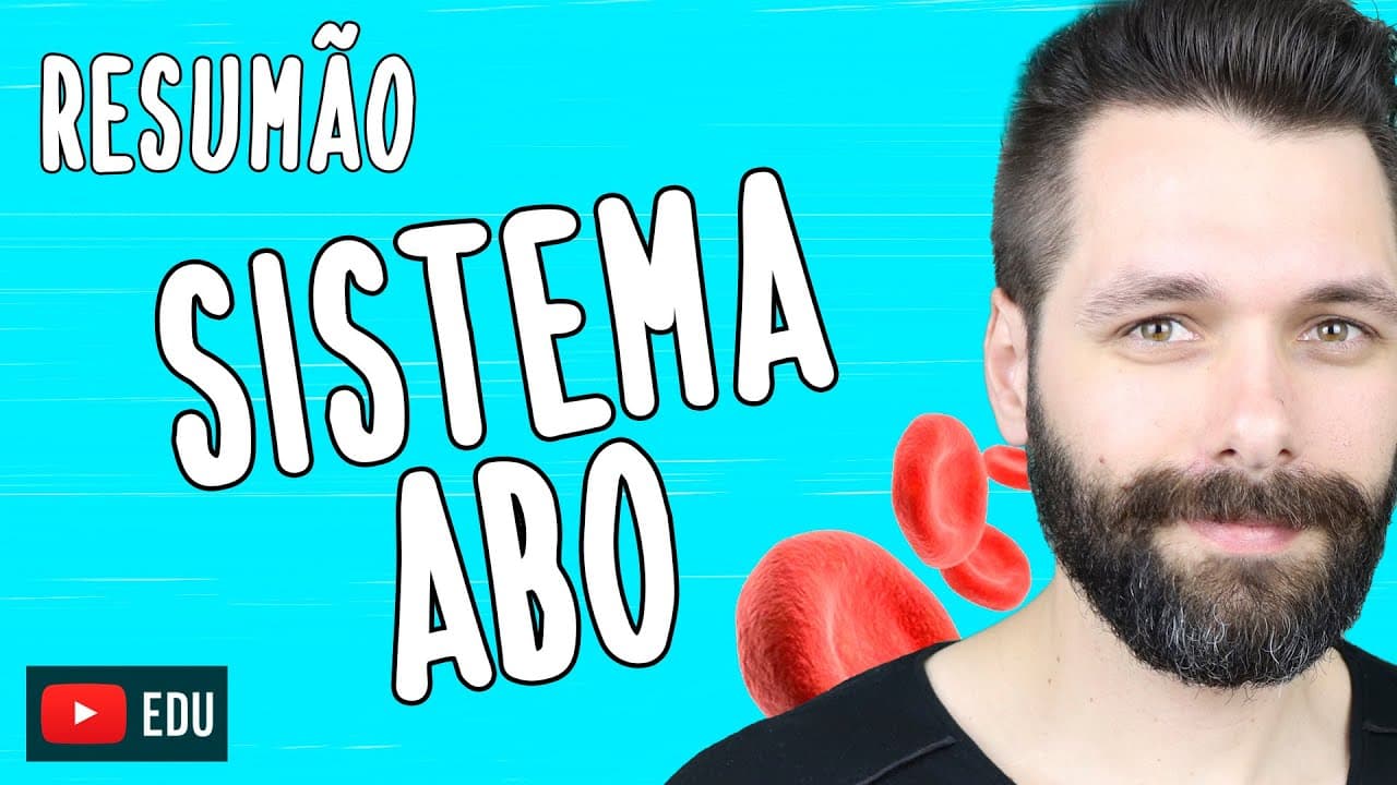 Thumbnail: SISTEMA ABO - Grupos Sanguíneos - Resumo | Biologia com Samuel Cunha