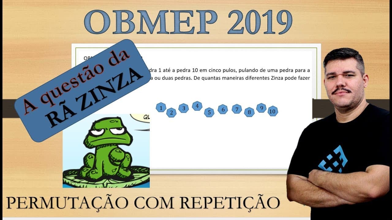 Thumbnail: OBMEP 2019 - Nível 3 - A Rã Zinza