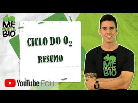 Thumbnail da aula: Ciclo do Oxigênio - Resumo | Me Gusta Bio com professor Gustavo Schmidt