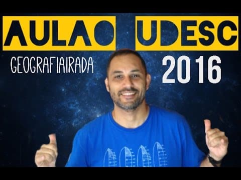 Thumbnail da aula: AULÃO UDESC 2016