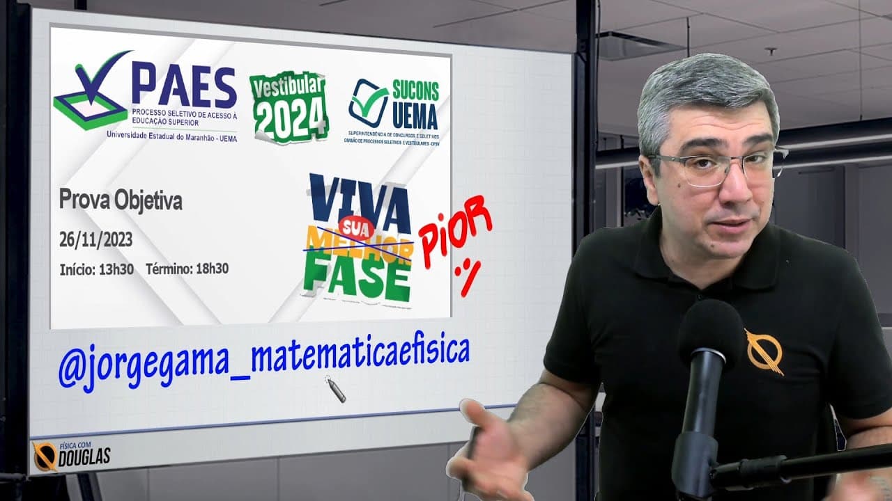 Thumbnail: UEMA ERRA QUESTÃO DE MAGNETISMO