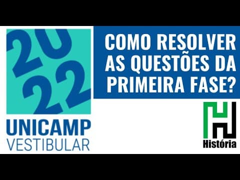 Thumbnail da aula: Dica Unicamp 2022: Como resolver as questões da Primeira Fase?