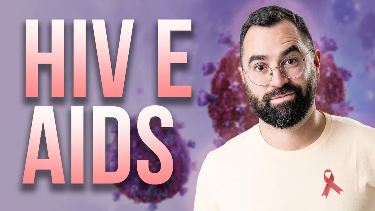 Thumbnail: HIV: O que ninguém te explicou! Sintomas, fases, tratamento e prevenção  | Prof. Guilherme
