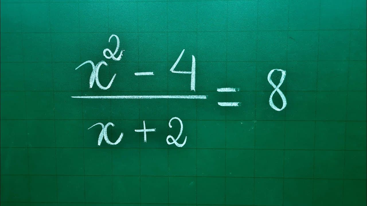 Thumbnail: QUAL É O VALOR DO X? ∣ SIMPLIFICANDO UMA EQUAÇÃO ∣ Professora Angela Matemática
