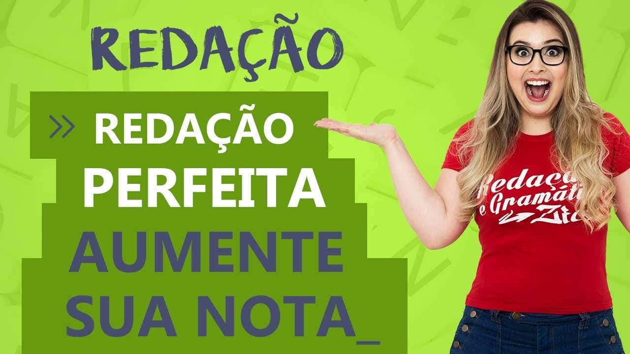 Thumbnail: ESTÉTICA DA REDAÇÃO: AUMENTE SUA NOTA - Profa.Pamba