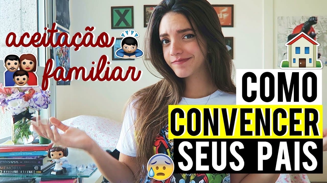 Thumbnail: ACEITAÇÃO FAMILIAR: Dicas para lidar com seus pais (Débora Aladim)