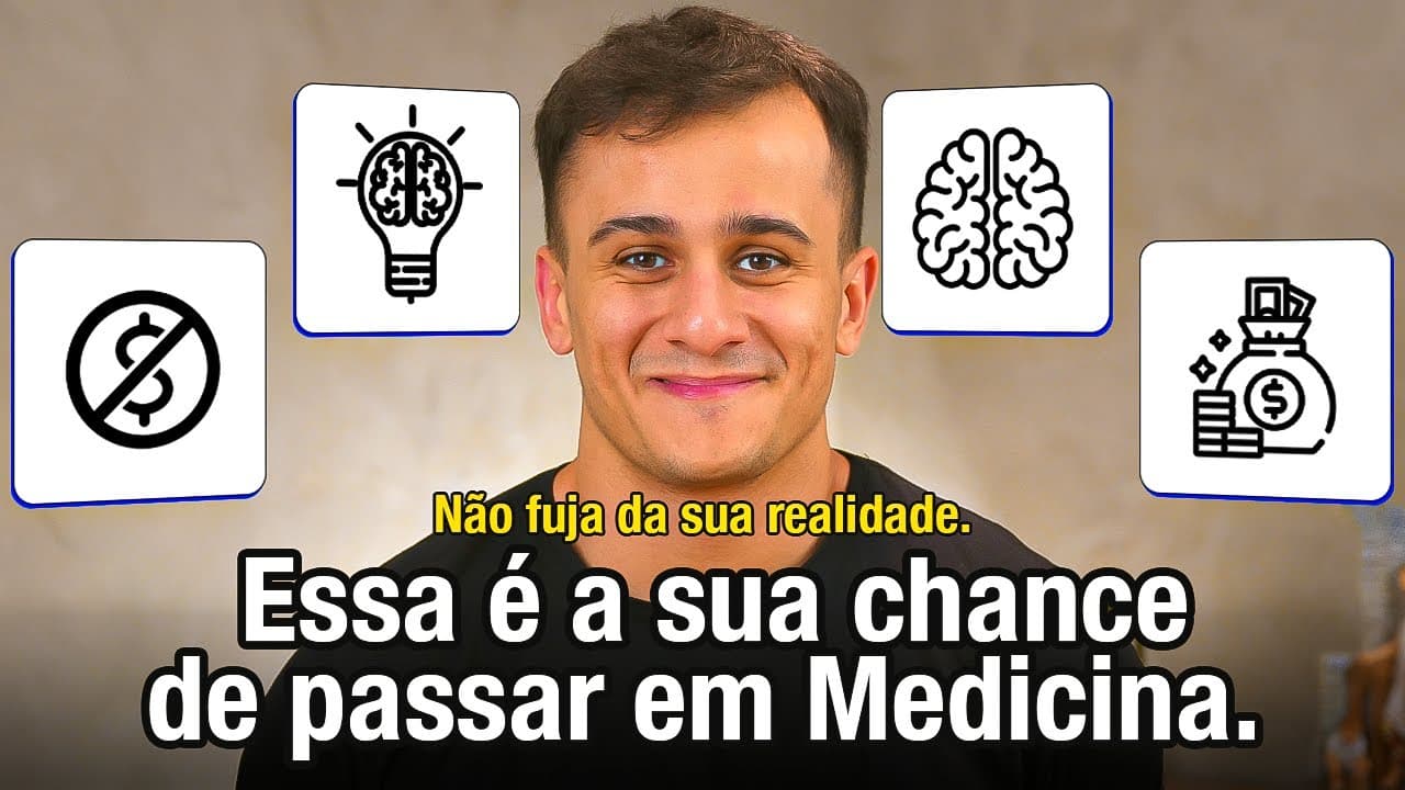Thumbnail: VOCÊ PRECISA SE INSTALAR NA REALIDADE, SE QUISER PASSAR EM MEDICINA.