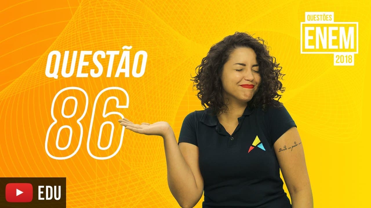 Thumbnail: ENEM 2018 | Revolta da Chibata | questão 86 (caderno amarelo)